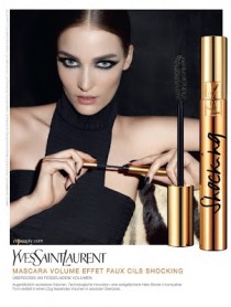 Yves Saint Laurent Mascara Volume Effet Faux Cils Shocking 2011 Ad Campaign